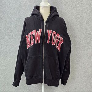 Brandy Melville John Galt New York zip up hoodie